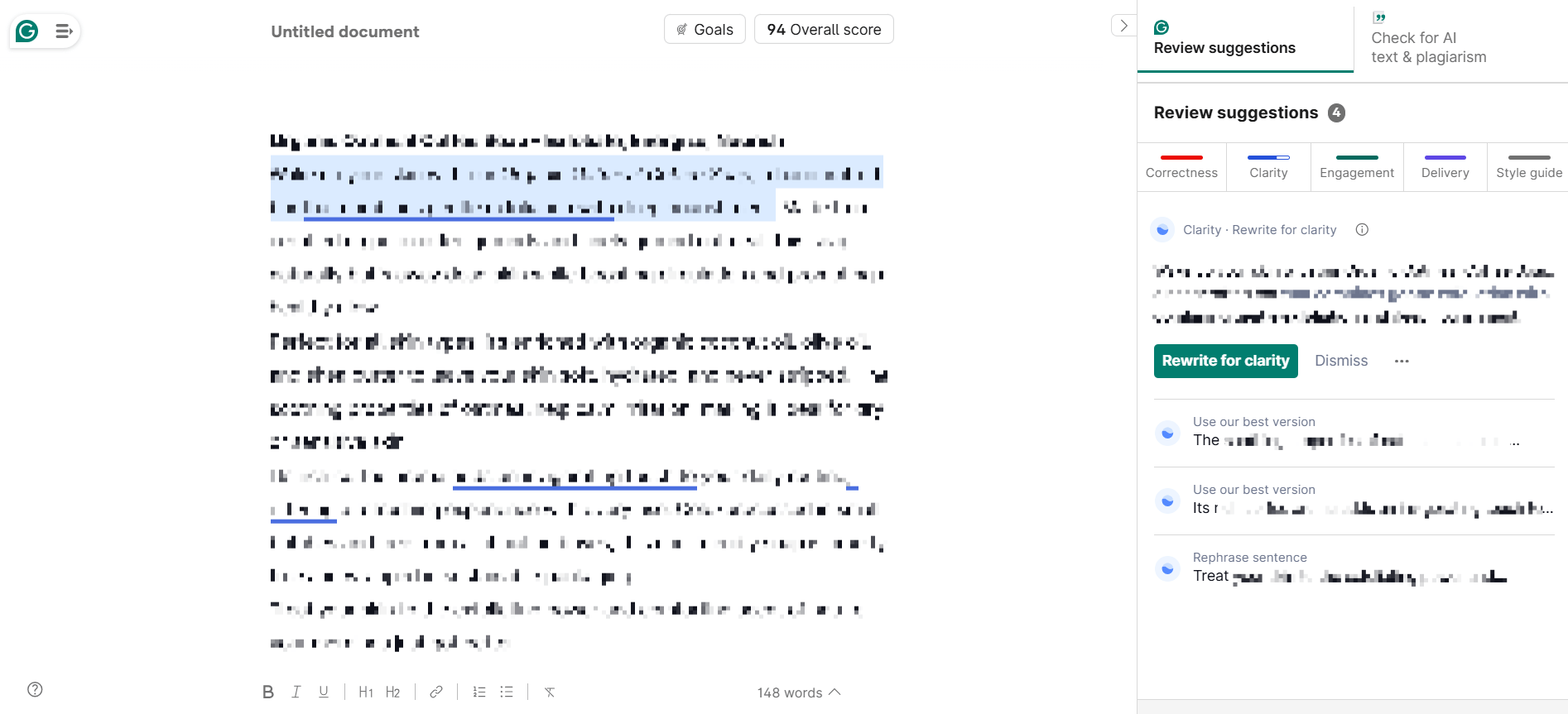 grammarly ai app